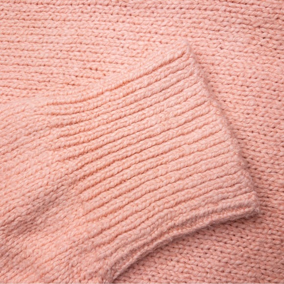 NWT Old Navy Pink Oversized Voop-Neck Tunic Sweater - Picture 5 of 7